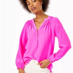 Lilly Pulitzer Pink Elsa top Sz XS